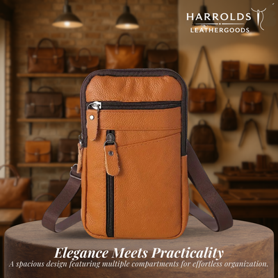 Thorne | Vintage Shoulder Bag for Men with Classic Utility Design