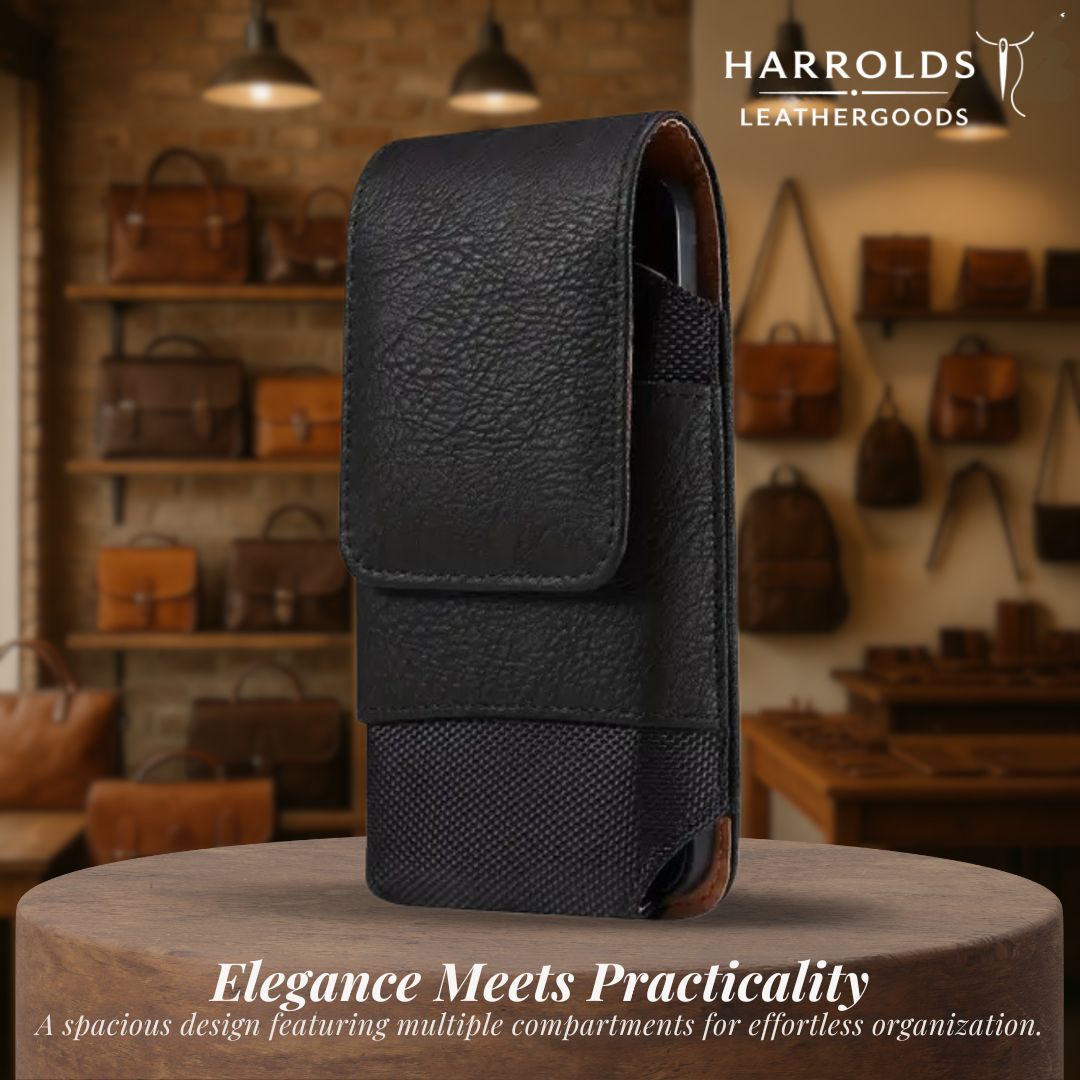 Dimitri | Magnetic Phone Belt Leather Pouch Case