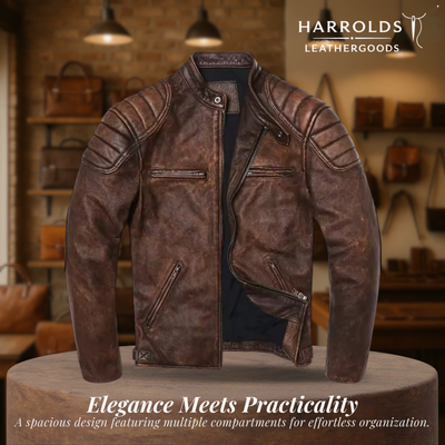 Alexander | Vintage Racer Leather Jacket