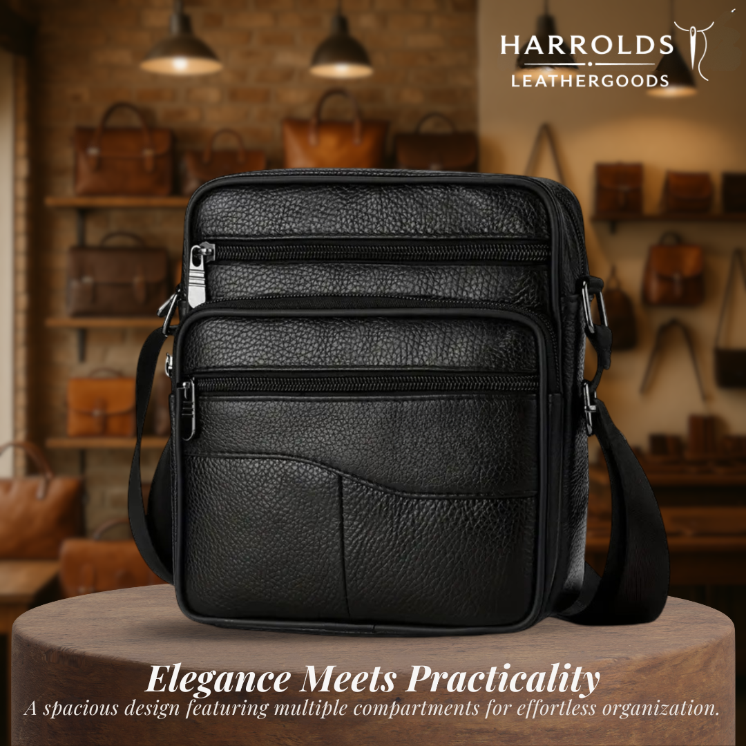 Arlo | Leather Multifunctional Shoulder Bag for Men