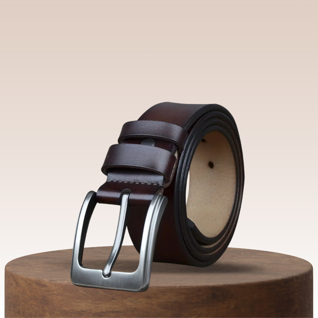Noah | Vintage Belt with Square Pin Buckle