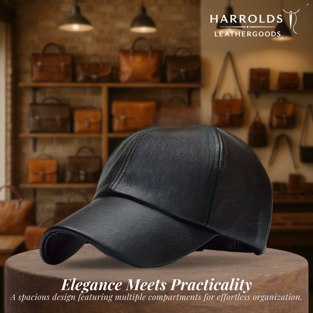 Daniel | Classic Leather-Style Baseball Cap for Men