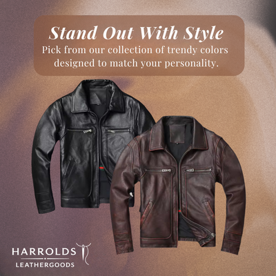 Thomas | Rugged Trucker Style Leather Jacket