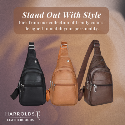 Joren | Compact Sling Bag with Multi-Zip Storage