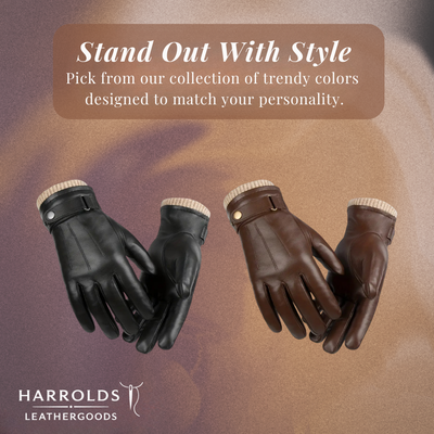 Louis | Gloves with Knit Cuff