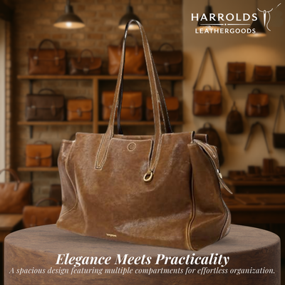 Donald | Elegant Functional Leather | Tote Bag