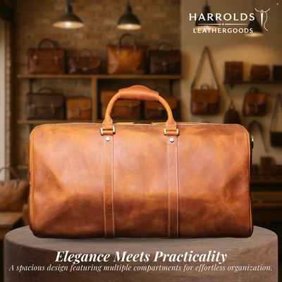 Easton | Full-Grain Leather Duffel for Travel and Weekends