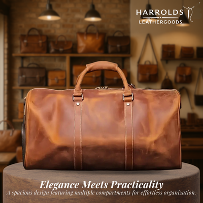 Callahan | Premium Leather Travel Duffel Bag