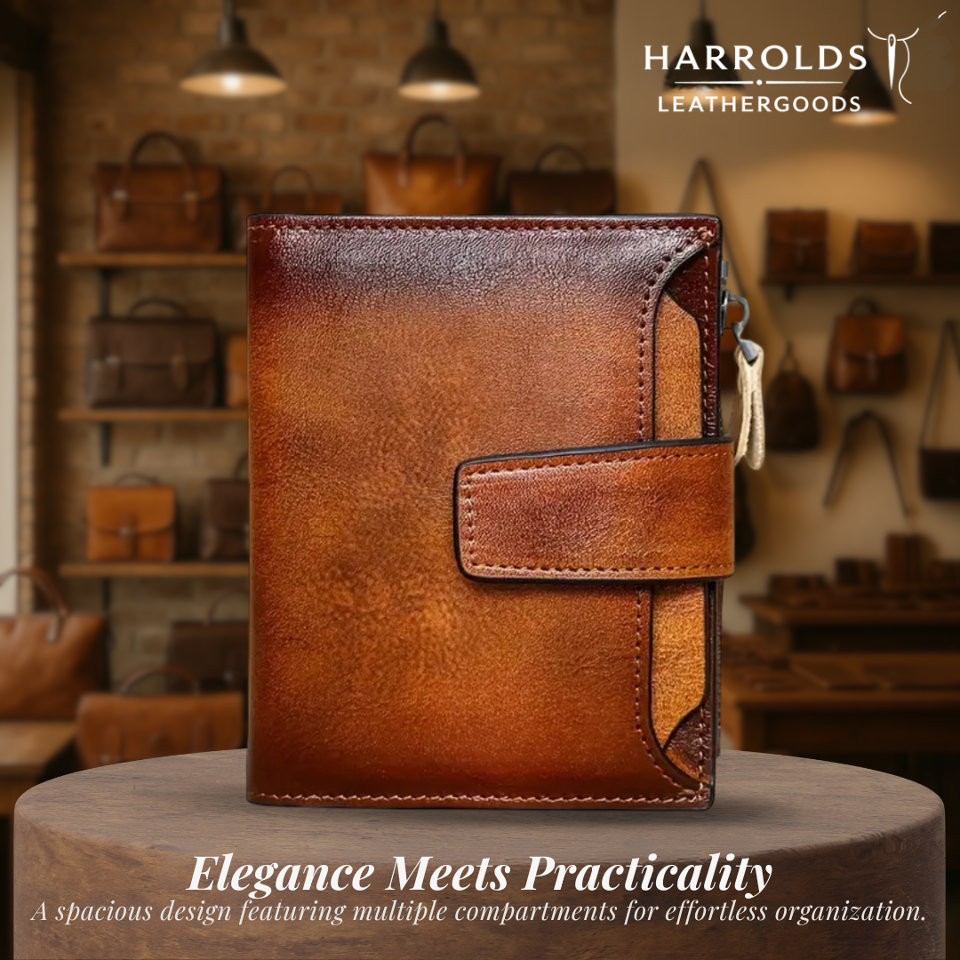 Callum | Vintage Leather RFID Duo-fold Wallet