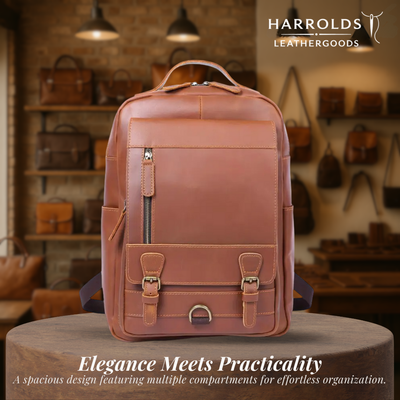 Mike | Vintage Buckle Leather | Backpack