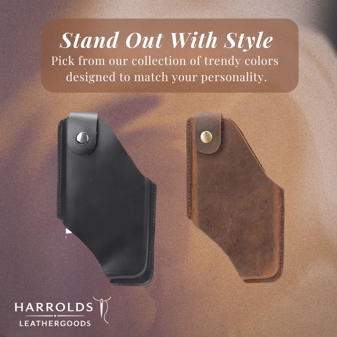 Oswin | Vertical Leather Phone Holster