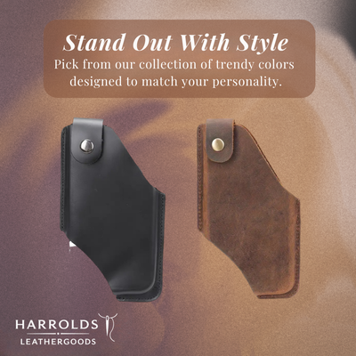 Oswin | Vertical Leather Phone Holster