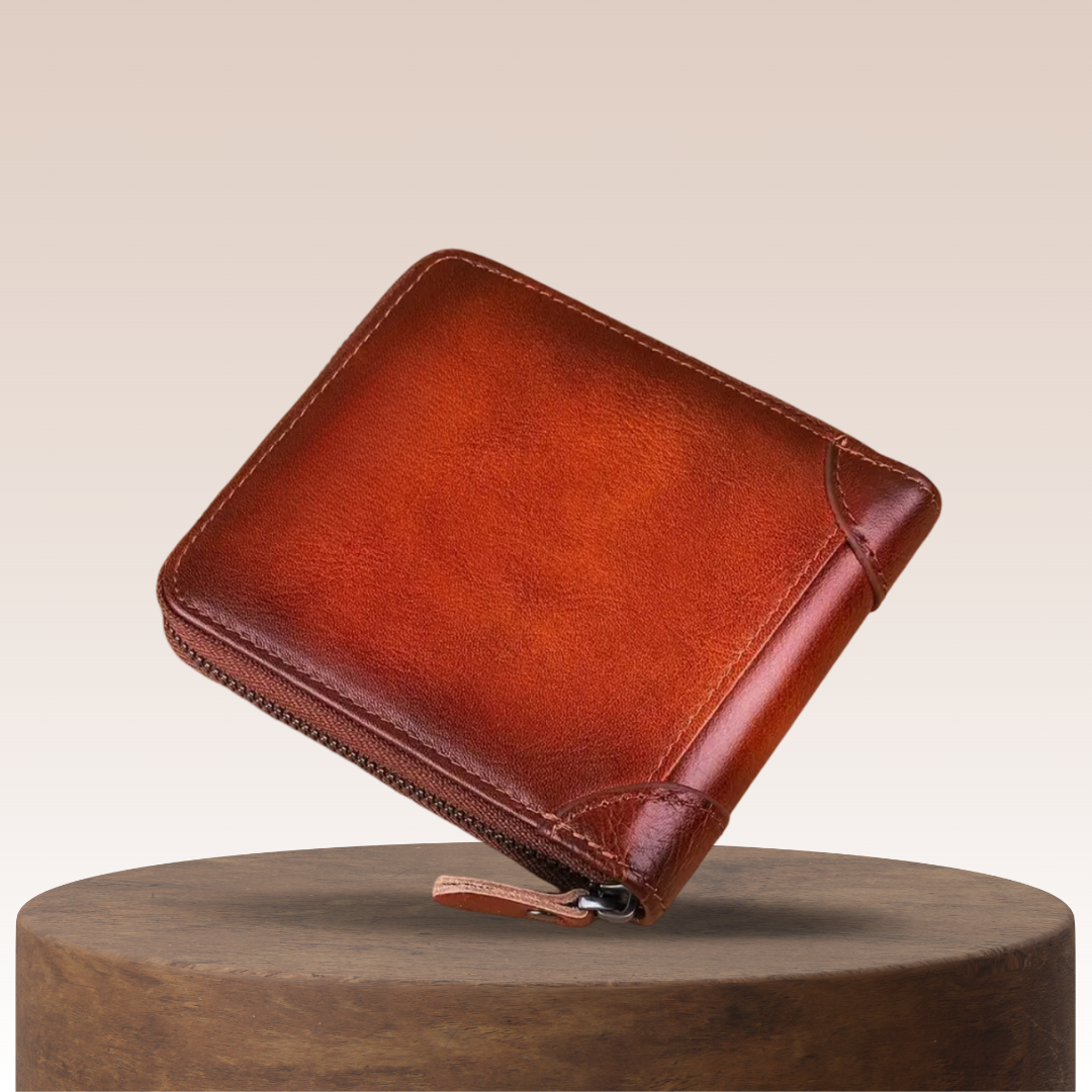 Jefrey | Vintage Bifold RFID Leather Wallet