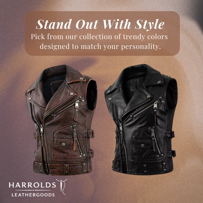 Viggo | Vintage Distressed Leather Vest