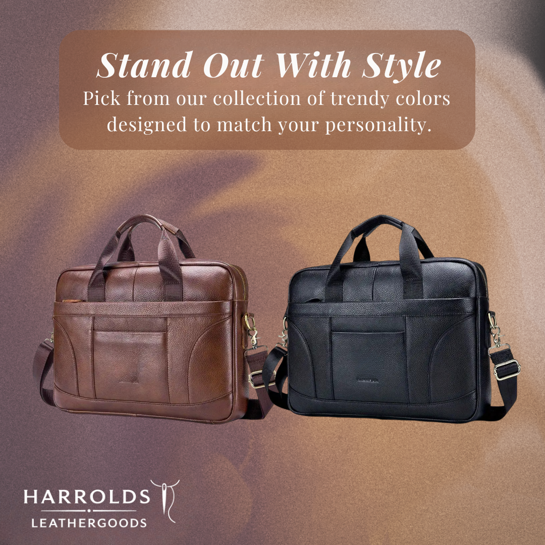 Harrison | Executive Leather Briefcase for Work & Travel