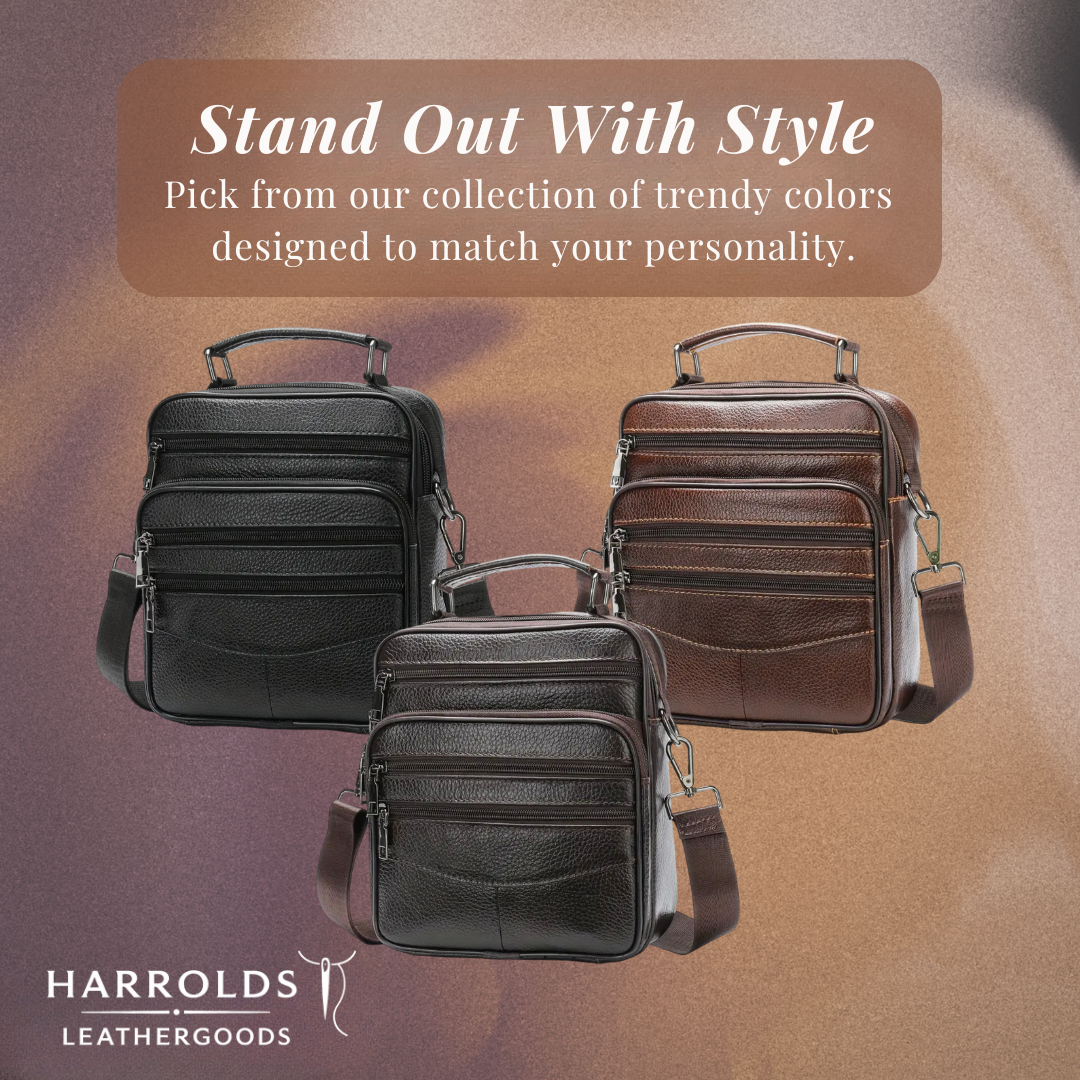 Logan | Leather Retro Crossbody Bag for Men