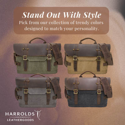 David | Rugged Classic Leather | Messenger Bag