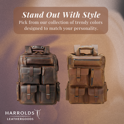 Ruben | Multi-Pocket Leather | Backpack