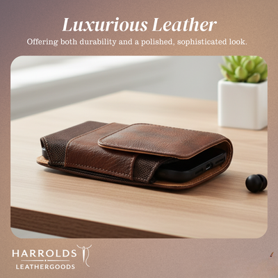 Dimitri | Magnetic Phone Belt Leather Pouch Case