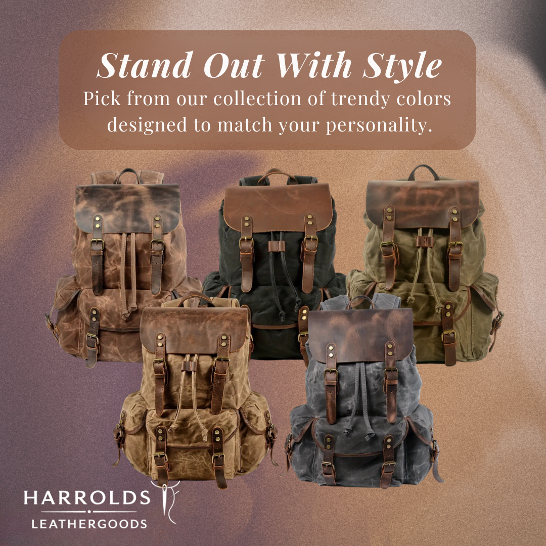 Crosby | Waterproof Retro Canvas Laptop Backpack