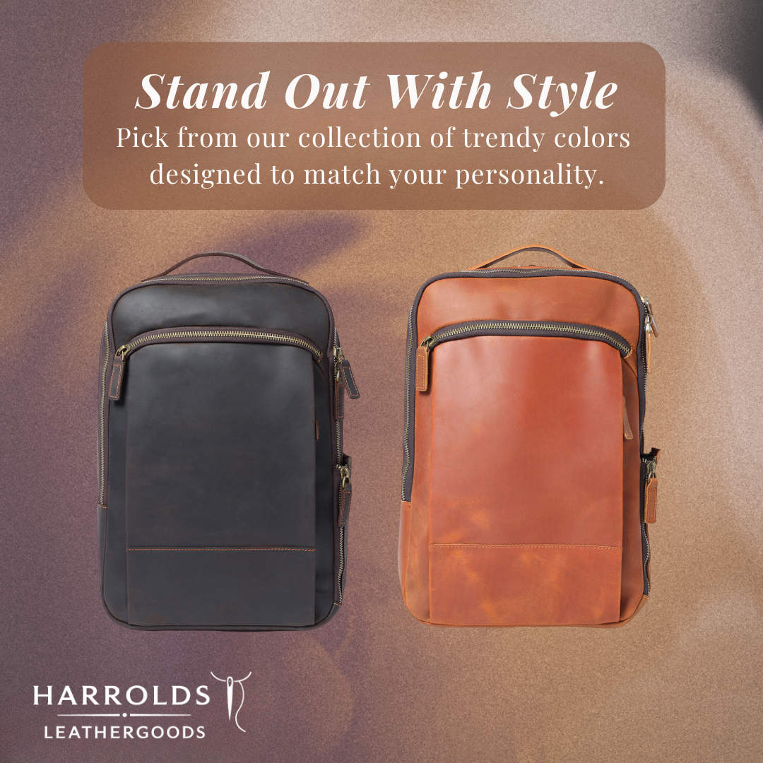 Archer | Leather Laptop Rucksack