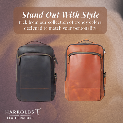Archer | Leather Laptop Rucksack