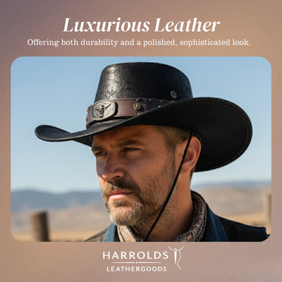 Patrick | Western Cowboy Hat with Bull Buckle