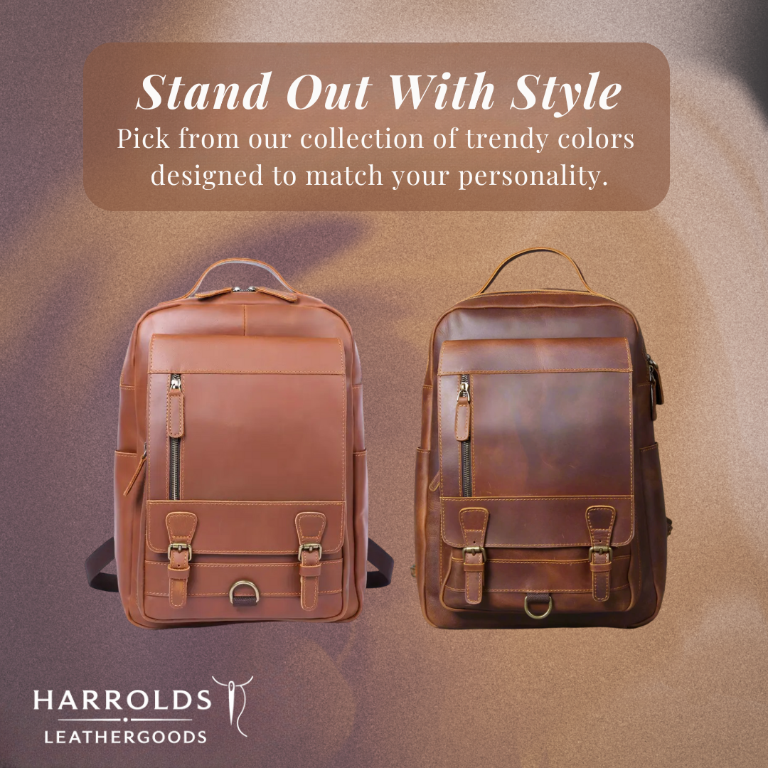 Mike | Vintage Buckle Leather | Backpack