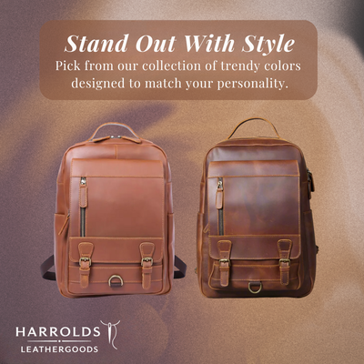 Mike | Vintage Buckle Leather | Backpack