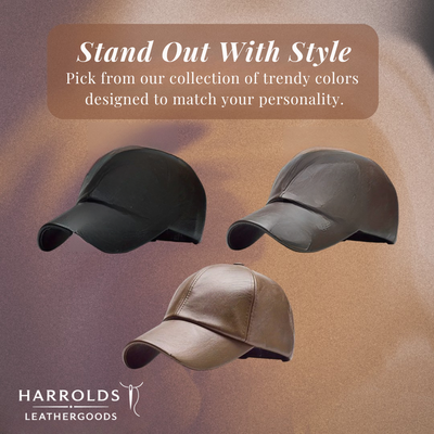 Daniel | Classic Leather-Style Baseball Cap for Men