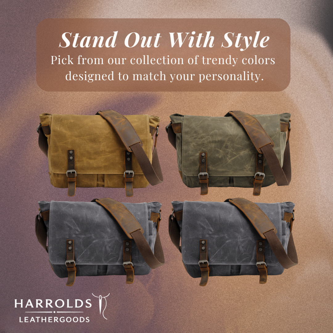 Drake | Waxed Accent Leather | Shoulder Bag