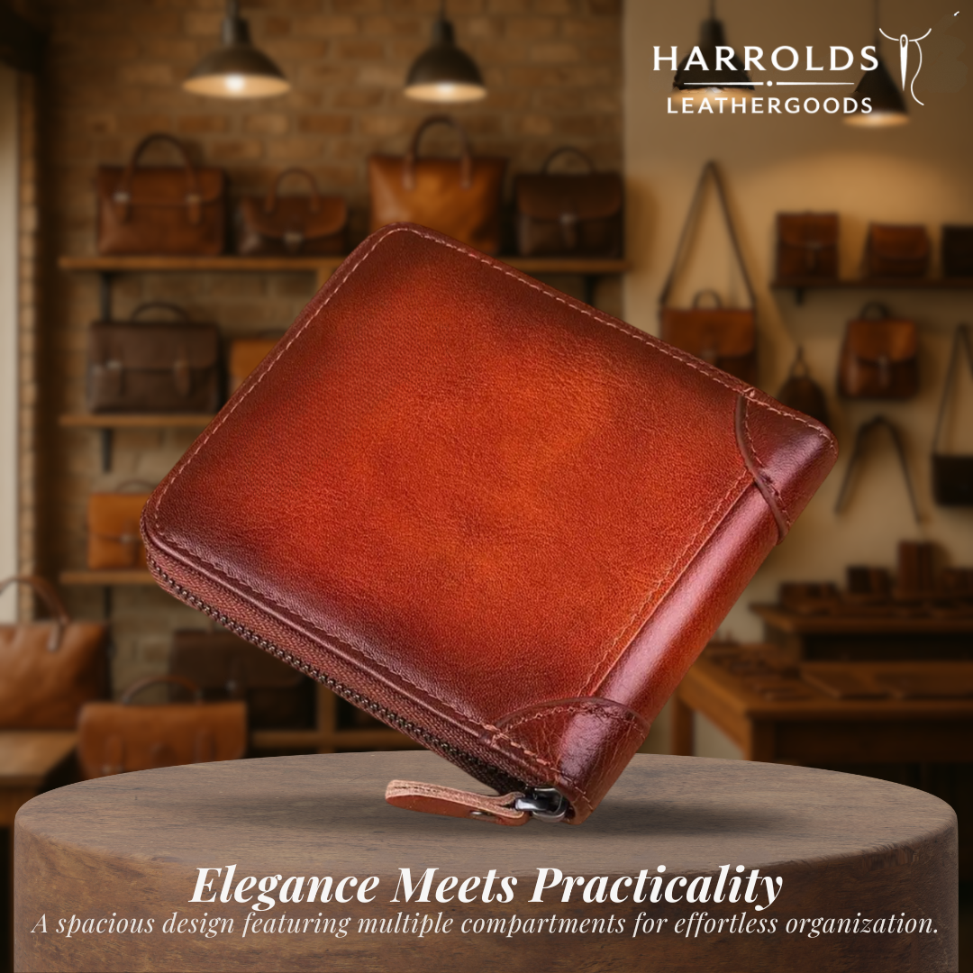 Jefrey | Vintage Bifold RFID Leather Wallet