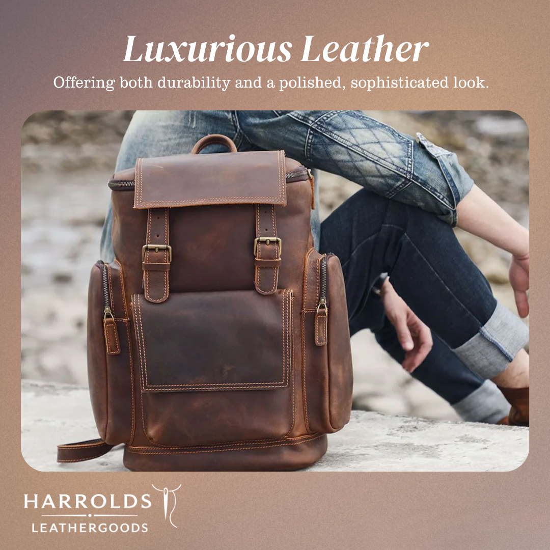 Ellison | Leather Laptop Backpack for Everyday Commute