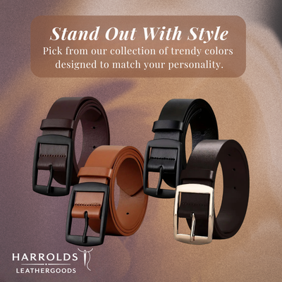 Milan | Everyday Belt with Square Alloy Buckle