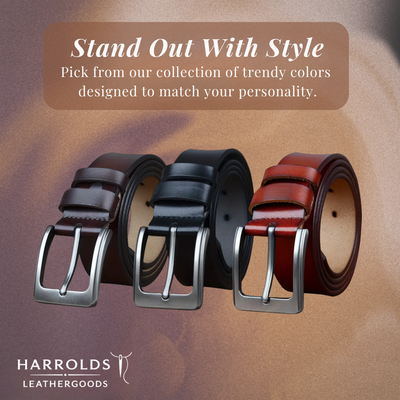 Noah | Vintage Belt with Square Pin Buckle