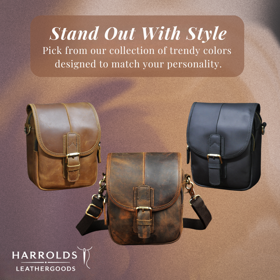 Damon | Genuine Leather Shoulder Bag for Men