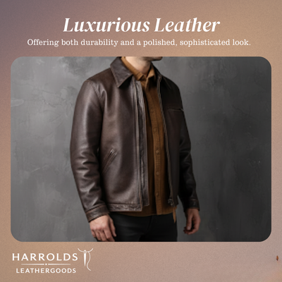 Magnus | Men’s Dark Brown Classic Style Leather Jacket