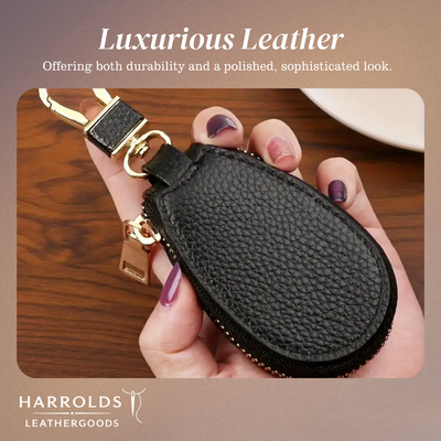 Rufus | Pebble Grain Leather Key Case Holder