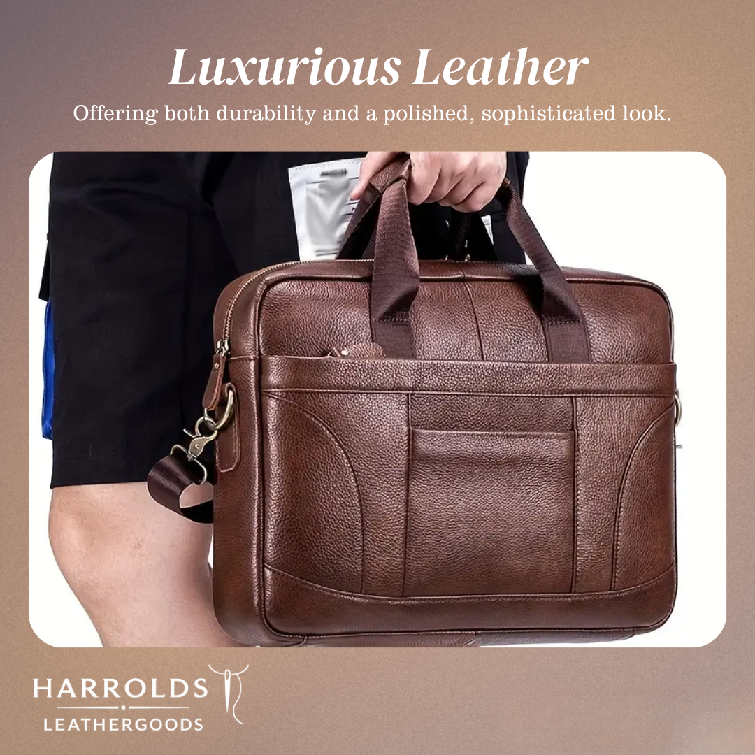 Harrison | Executive Leather Briefcase for Work & Travel