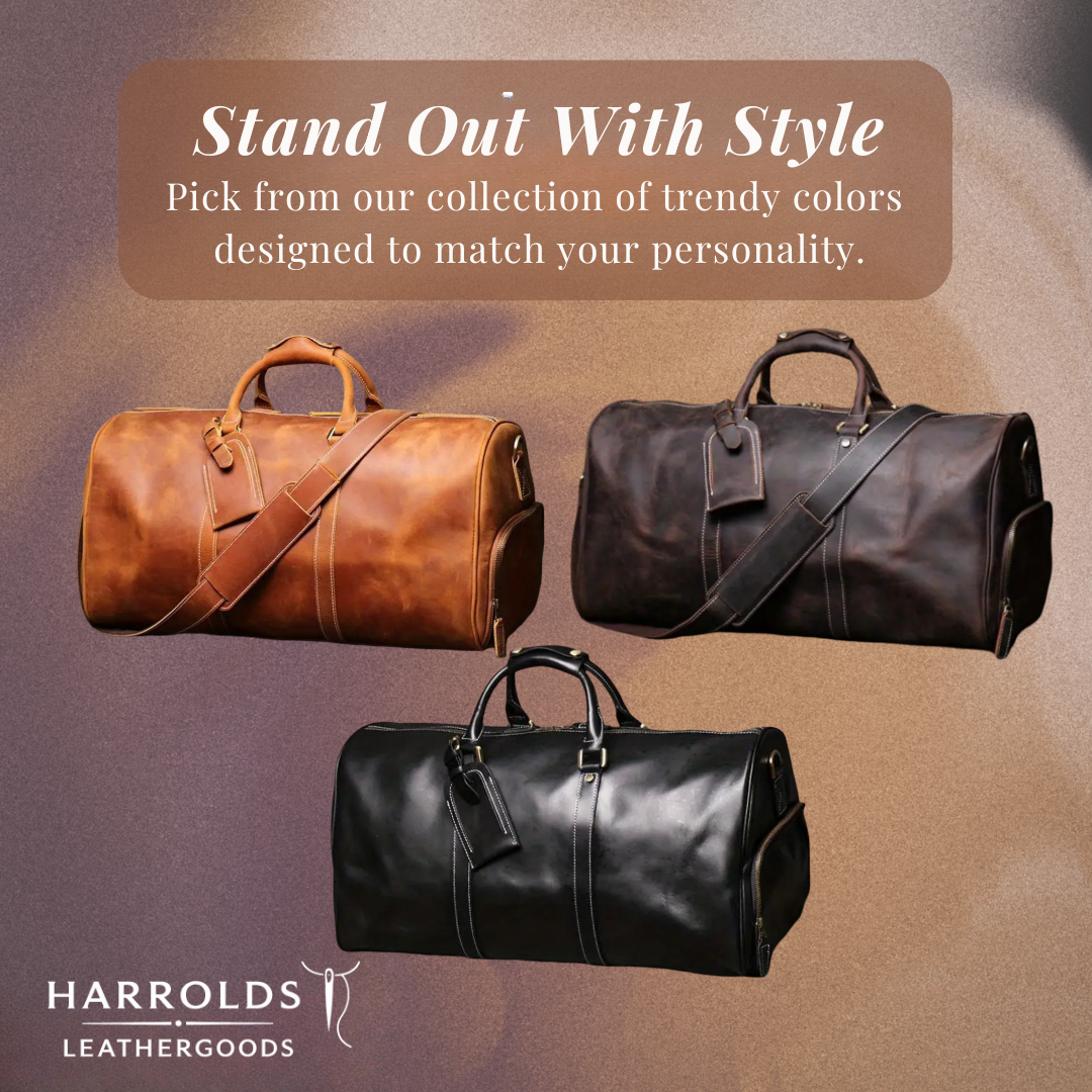 Montgomery | Genuine Top-Layer Cowhide Duffel Crossbody Bag