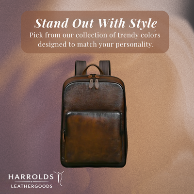 Bennett | Full-Grain Leather “Professor” Laptop Backpack