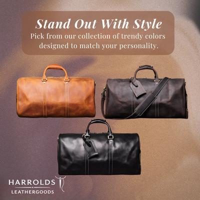 Easton | Full-Grain Leather Duffel for Travel and Weekends