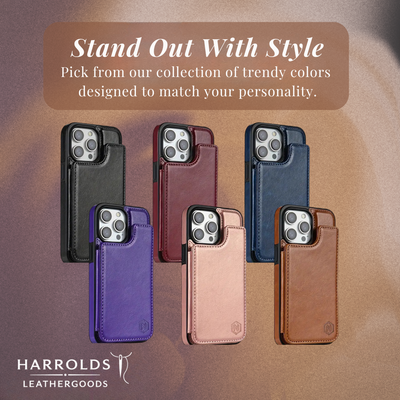 Harrison | RFID Blocking Magnetic Wallet Flip Phone Case