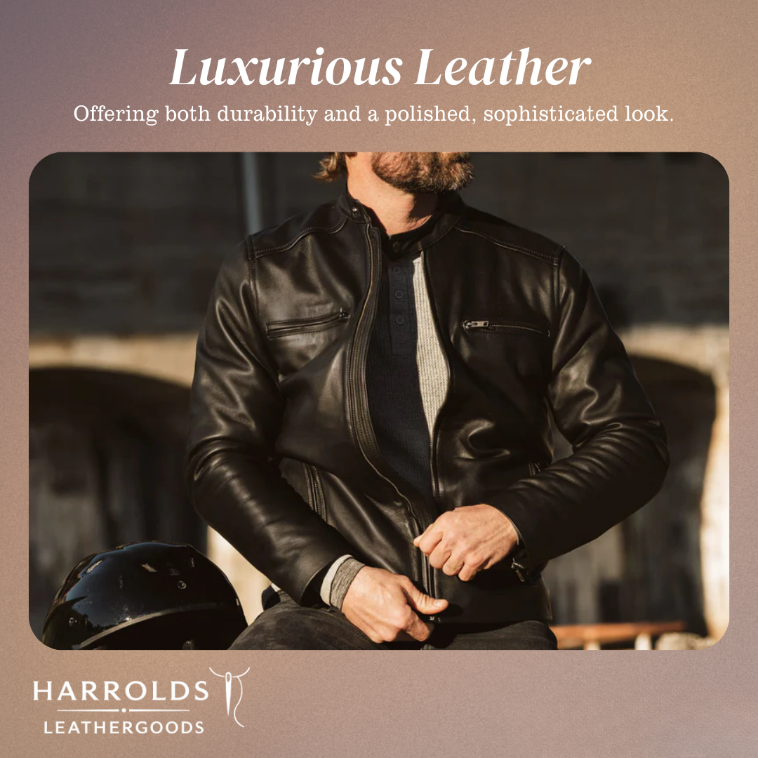 Thomas | Rugged Trucker Style Leather Jacket