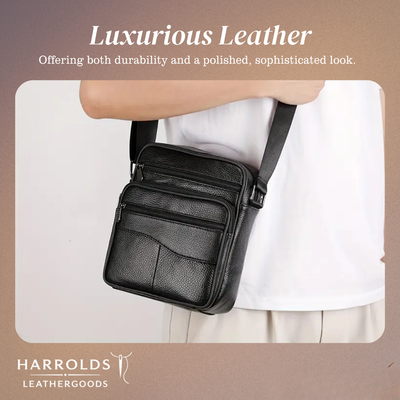 Arlo | Leather Multifunctional Shoulder Bag for Men