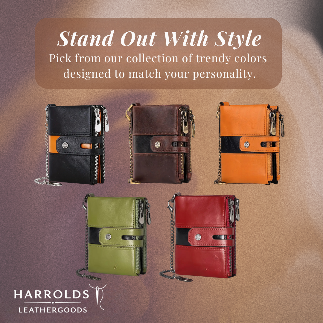 Roque | Leather Chain Strap with Multiple Compartments | Wallet