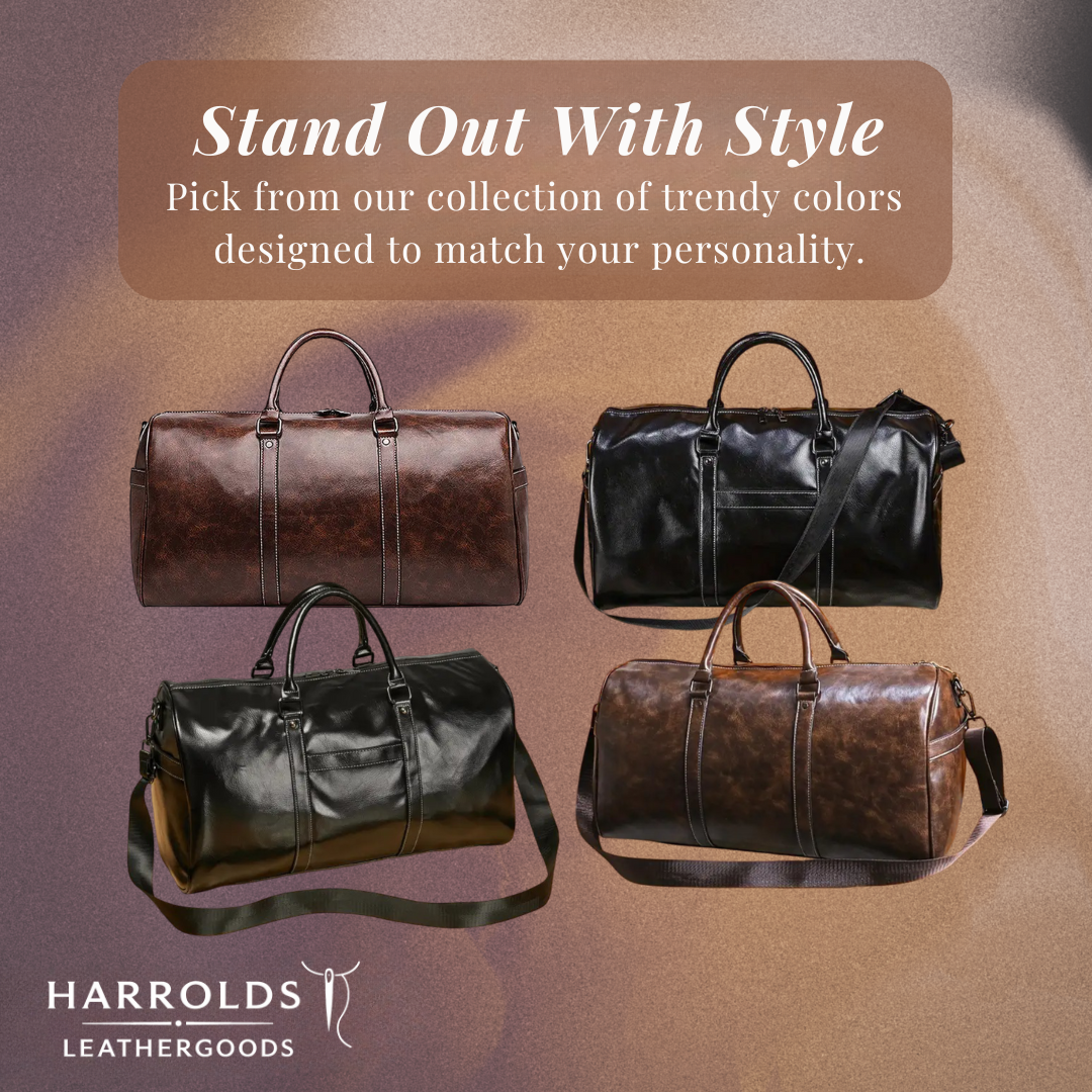 Lennox | Leather Weekender Travel Bag