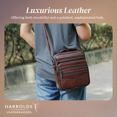 Logan | Leather Retro Crossbody Bag for Men