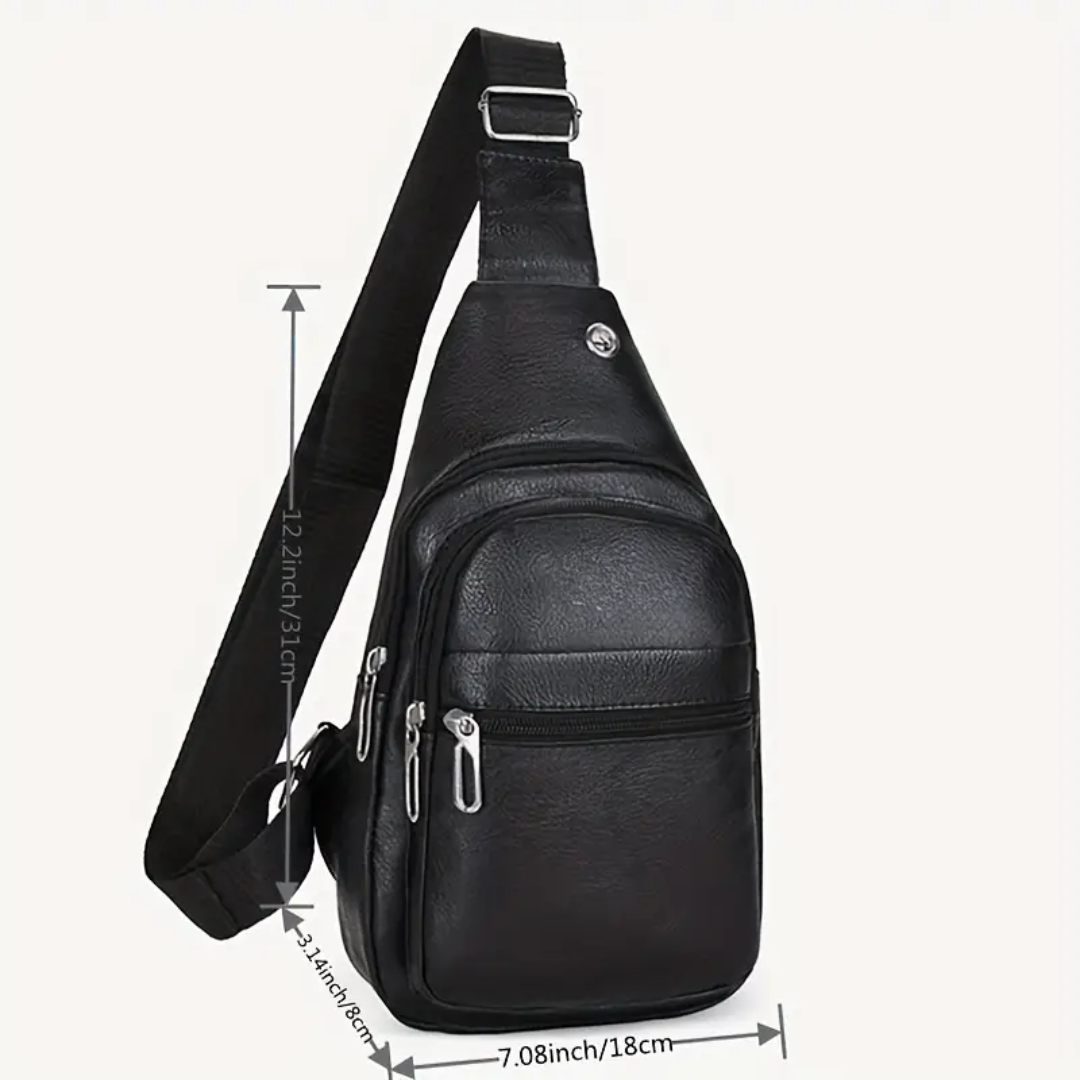 Joren | Compact Sling Bag with Multi-Zip Storage