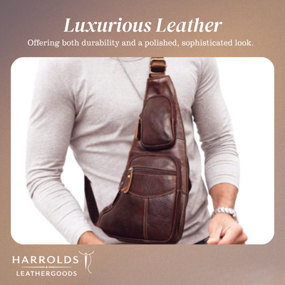 Beckett | Vintage Leather Chest Sling Bag